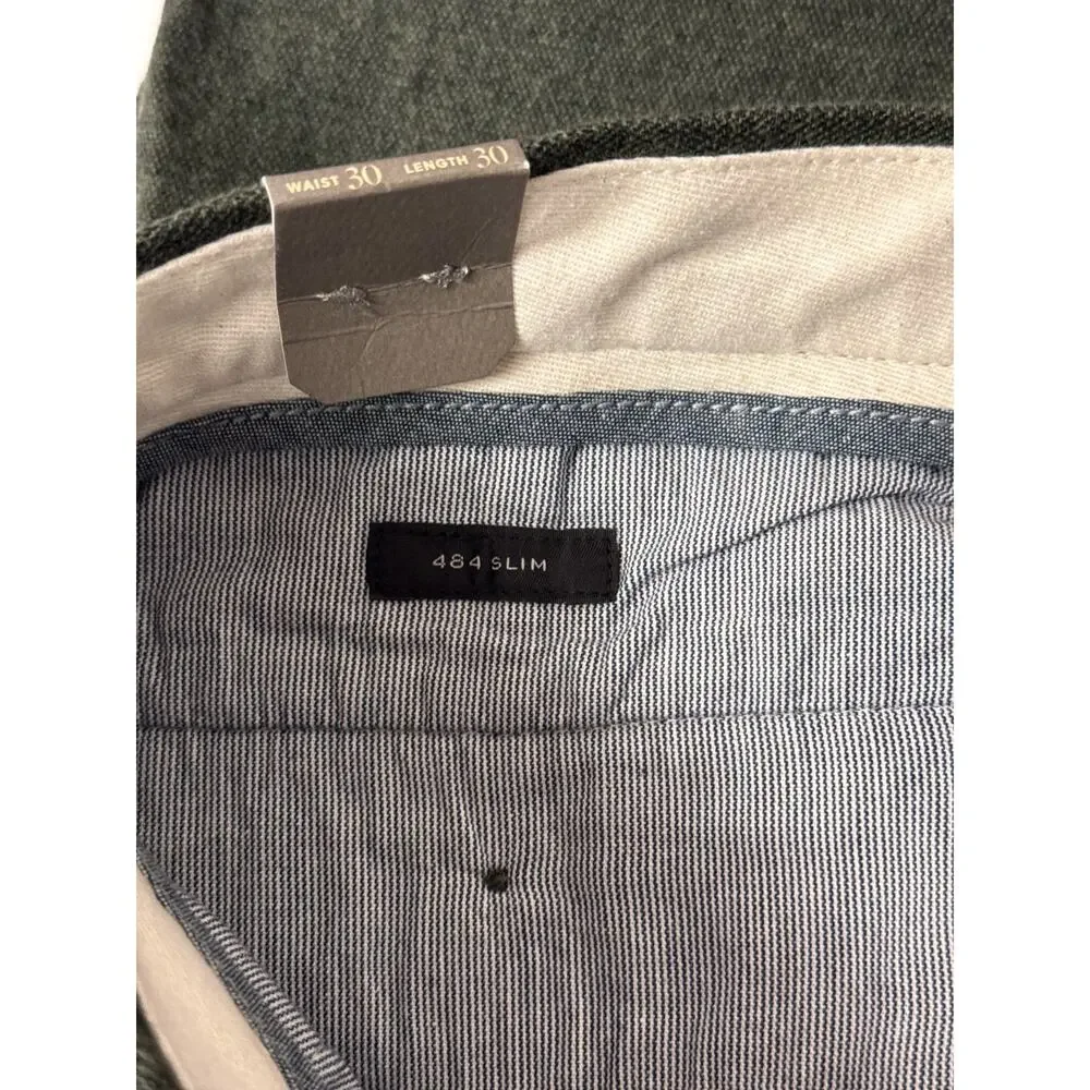 New J Crew Pants 30 x 30 Mens Green Cotton Woven Chino Trouser